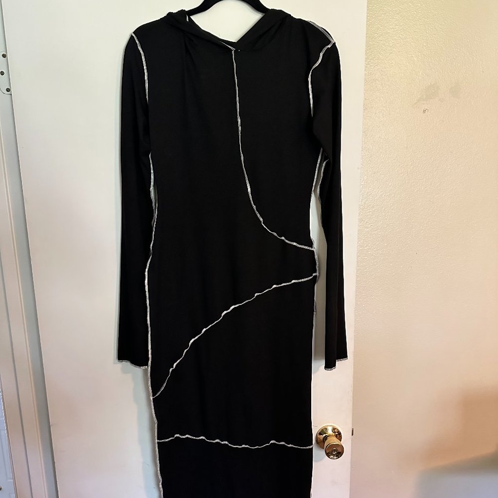Exposed seam dress